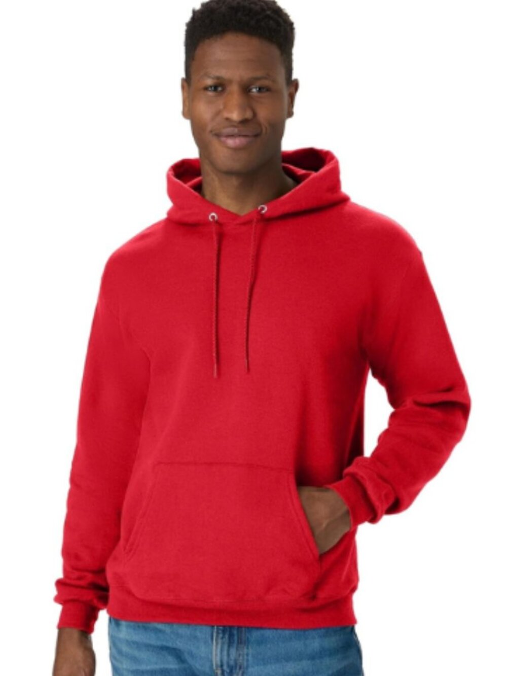 Hanes EcoSmart Fleece Pullover Hoodie Unisex XL Midweight Sweatshirt Kangaroo